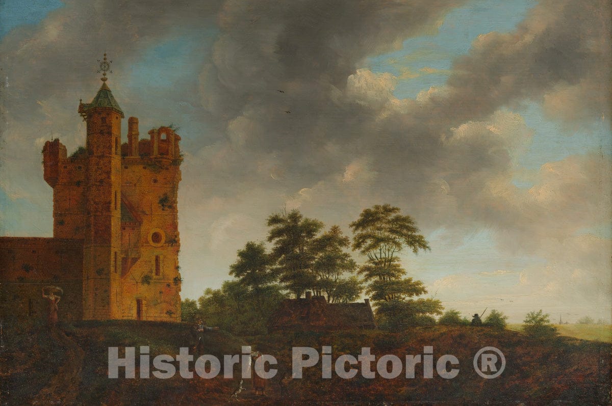 Art Print : Emanuel Murant - The Old Castle : Vintage Wall Art