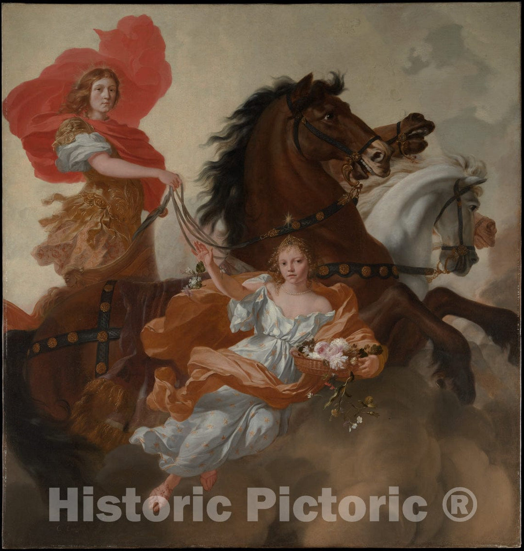 Art Print : Gerard de Lairesse - Apollo and Aurora : Vintage Wall Art