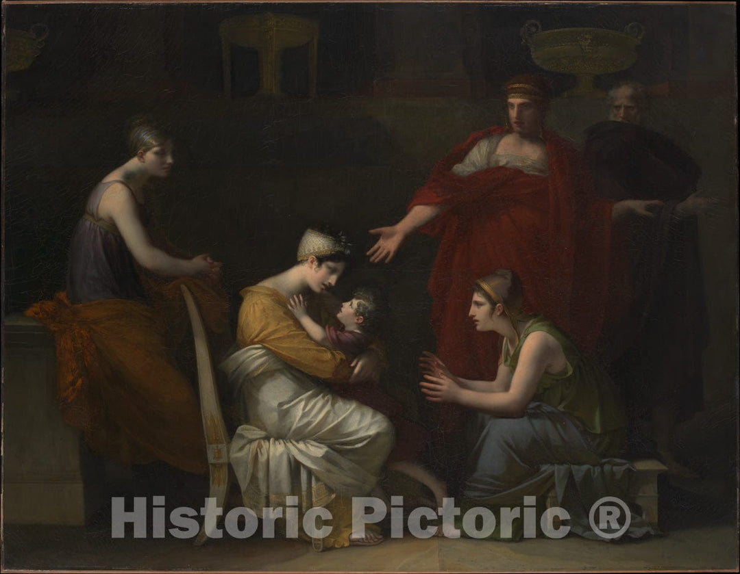 Art Print : Pierre Paul Prud'hon - Andromache and Astyanax v.1 : Vintage Wall Art