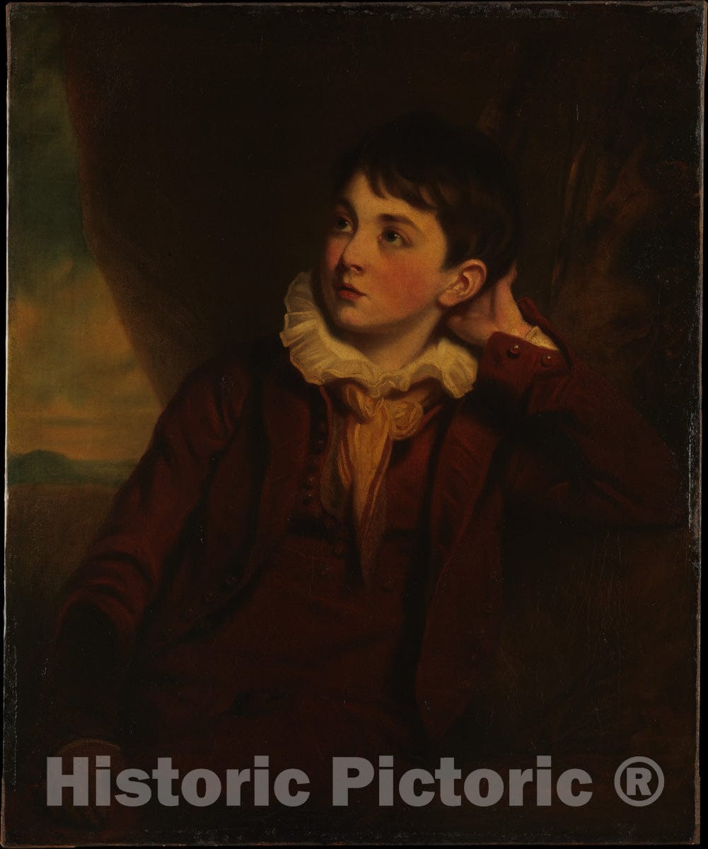 Art Print : Sir Martin Archer Shee - William Archer Shee (1810–1899), The Artist's Son : Vintage Wall Art
