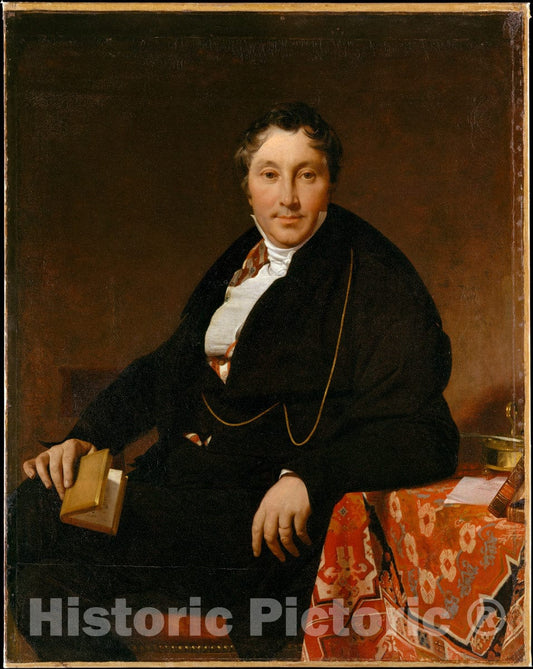 Art Print : Jean Auguste Dominique Ingres - Jacques-Louis Leblanc (1774–1846) : Vintage Wall Art