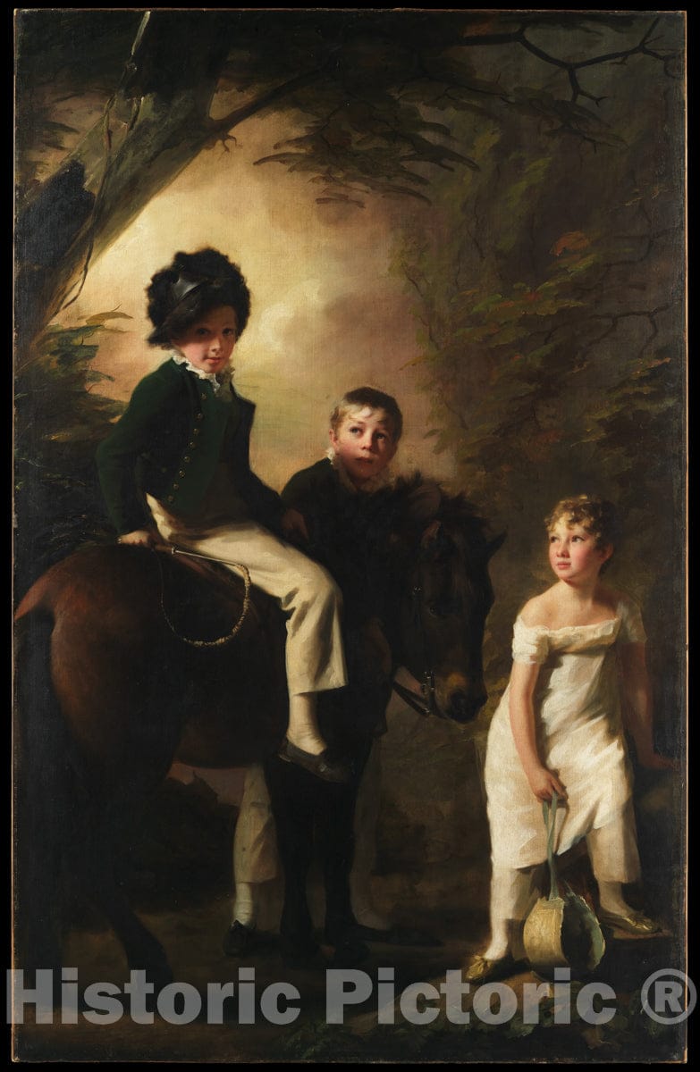 Art Print : Sir Henry Raeburn - The Drummond Children : Vintage Wall Art