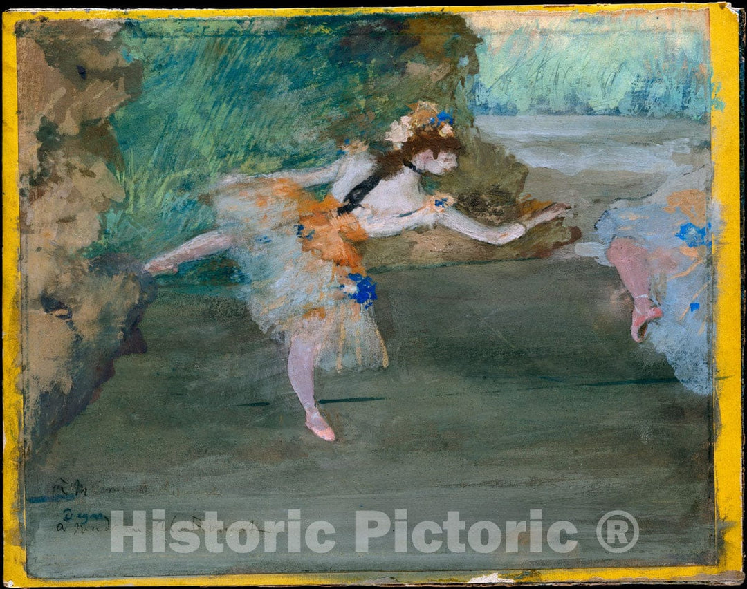 Art Print : Edgar Degas - Dancer Onstage : Vintage Wall Art