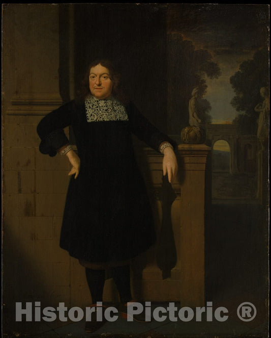 Art Print : Pieter Van Slingelandt - Johan Hulshout (1623–1687) : Vintage Wall Art