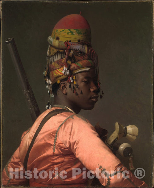 Art Print : Jean-Léon Gérôme - Bashi-Bazouk : Vintage Wall Art