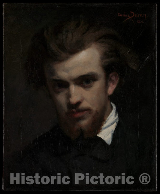 Art Print : Carolus-Duran (Charles-Auguste-Émile Durant) - Henri Fantin-Latour (1836–1904) : Vintage Wall Art