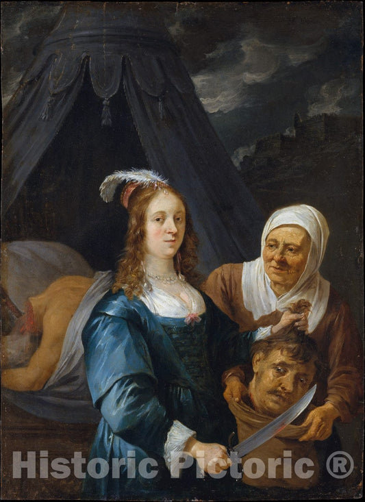 Art Print : David Teniers The Younger - Judith with The Head of Holofernes : Vintage Wall Art