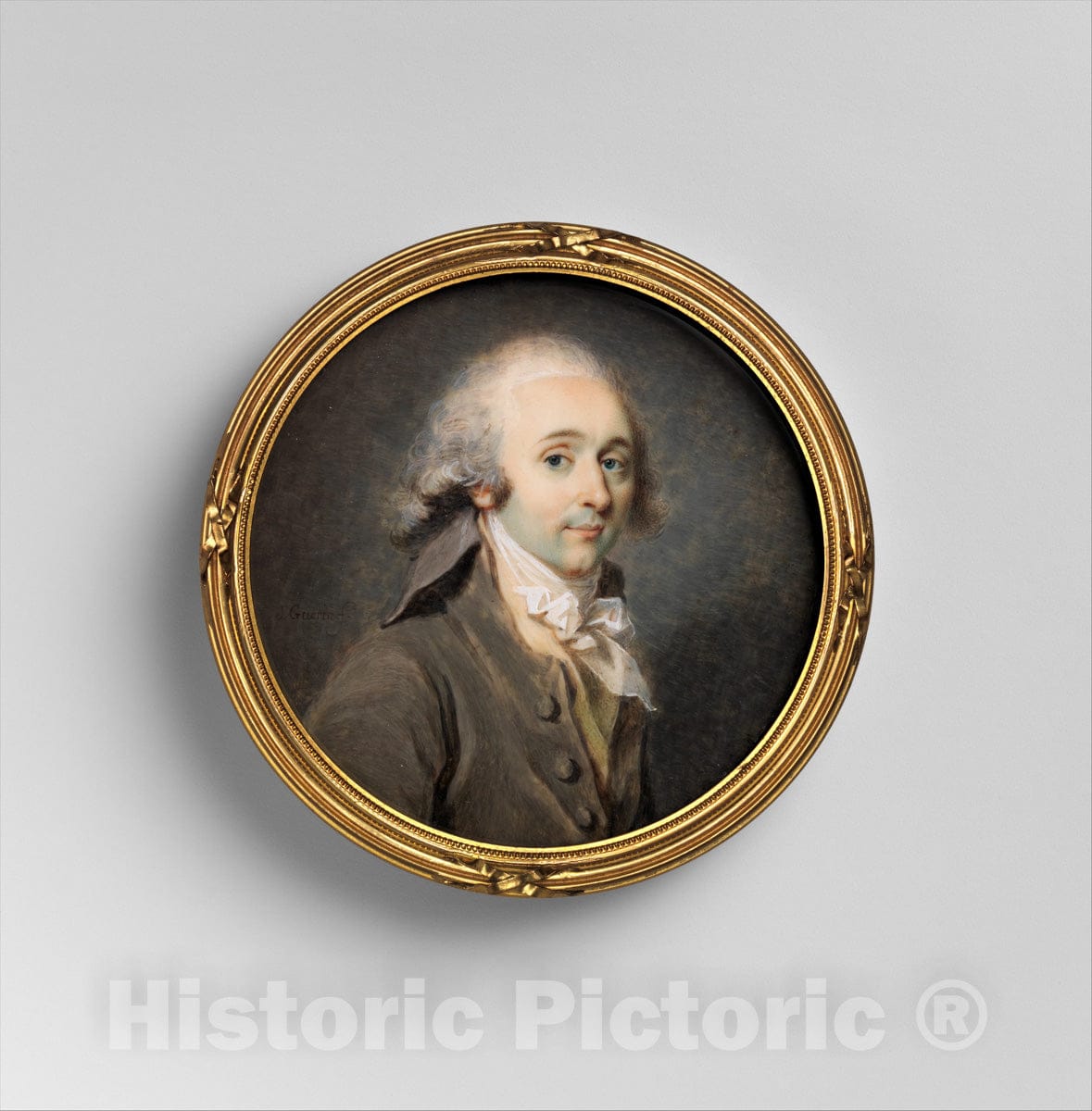 Art Print : Jean Urbain Guérin - Alexandre Théodore Victor (1760–1829), Comte de Lameth : Vintage Wall Art