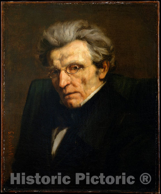 Art Print : Gustave Courbet - Charles Suisse : Vintage Wall Art