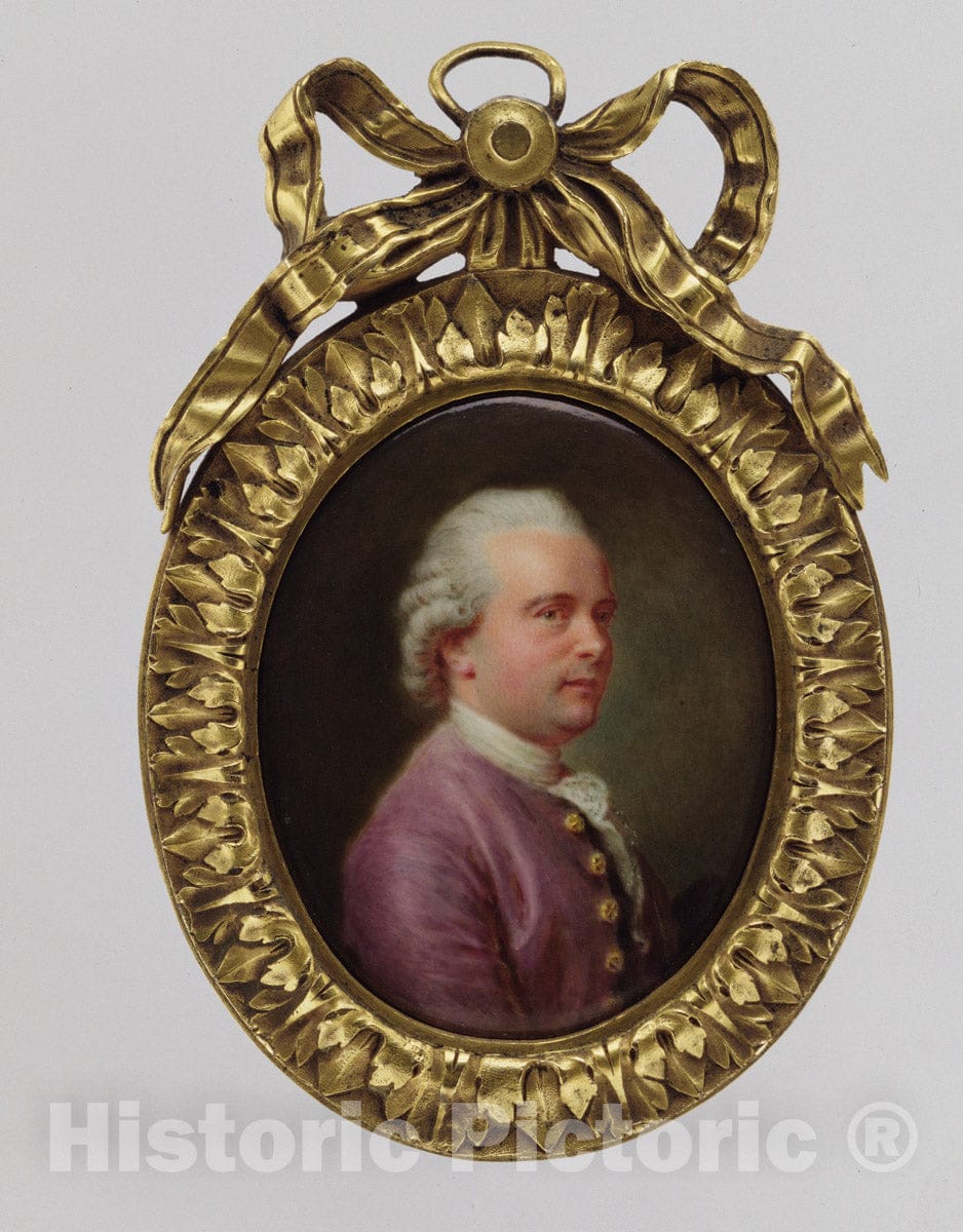 Art Print : Pierre Pasquier - Abbé Charles Bossut (1730–1814) : Vintage Wall Art