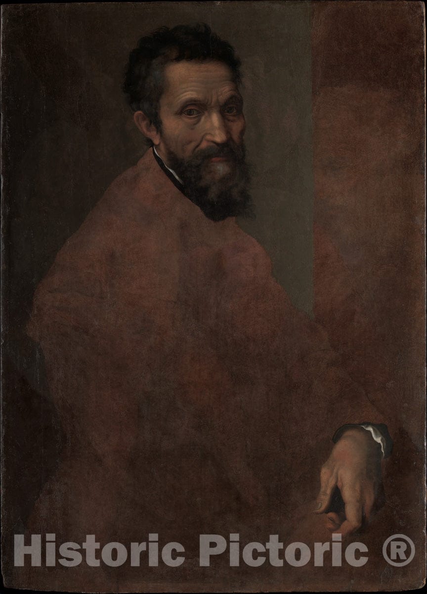 Art Print : Daniele da Volterra (Daniele Ricciarelli) - Michelangelo Buonarroti (1475–1564) : Vintage Wall Art