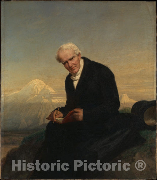 Art Print : Julius Schrader - Baron Alexander von Humboldt (1769–1859) : Vintage Wall Art