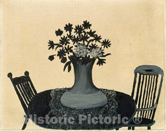 Art Print : Horace Pippin - Chairs : Vintage Wall Art