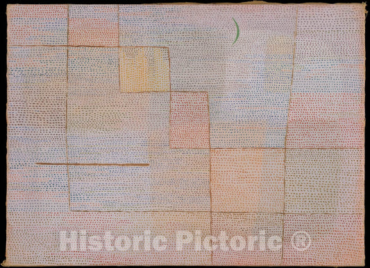 Art Print : Paul Klee - Clarification : Vintage Wall Art