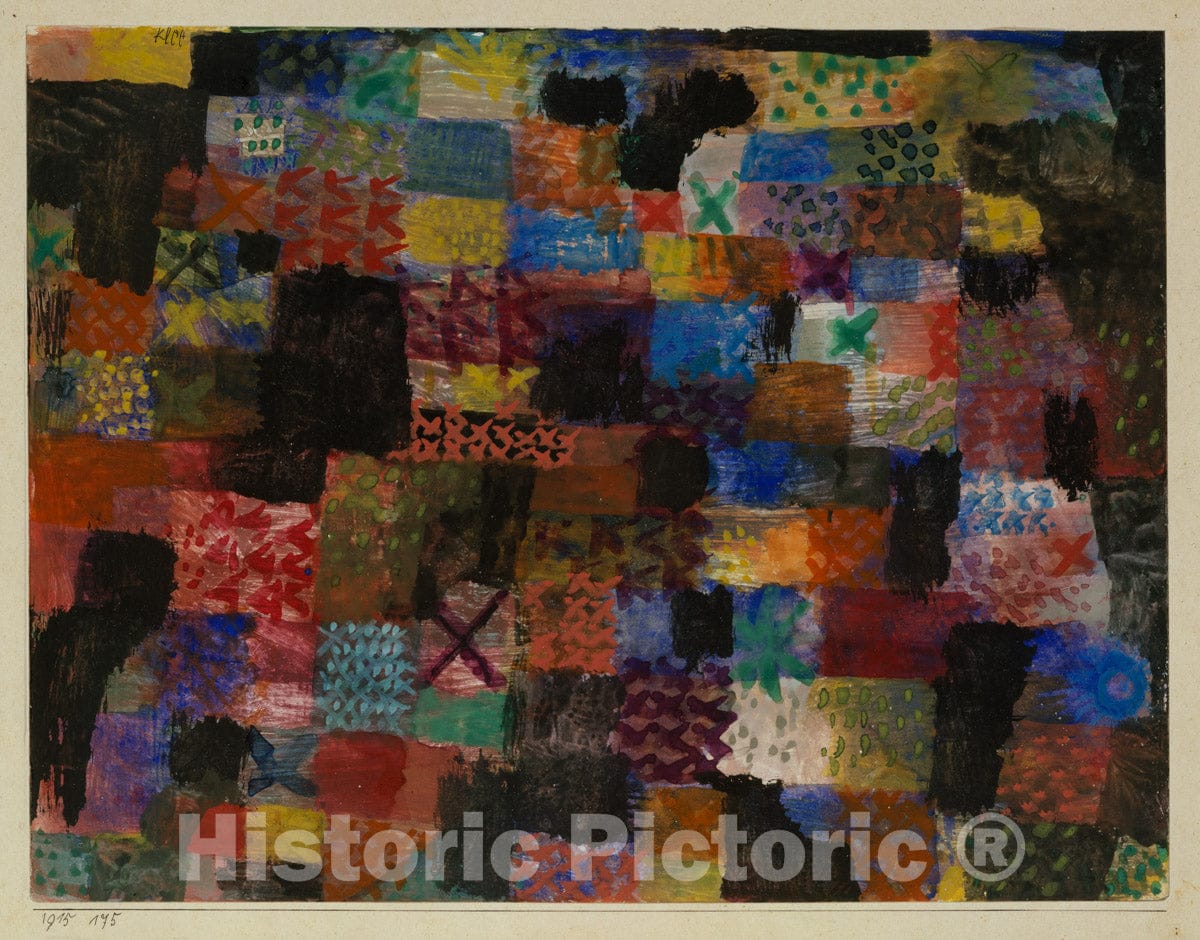 Art Print : Paul Klee - Deep Pathos : Vintage Wall Art