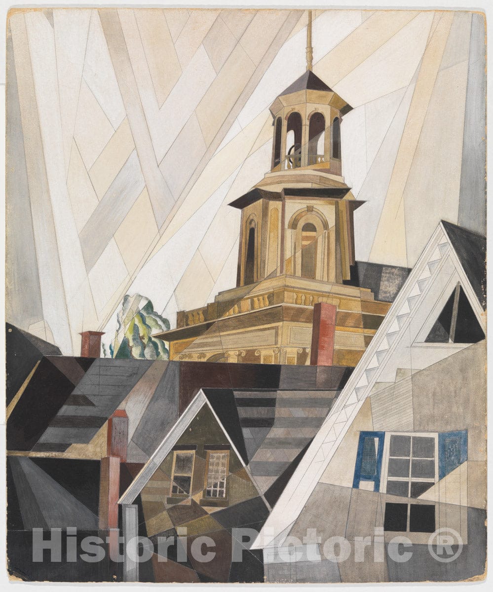 Art Print : Charles Demuth - After Sir Christopher Wren : Vintage Wall Art