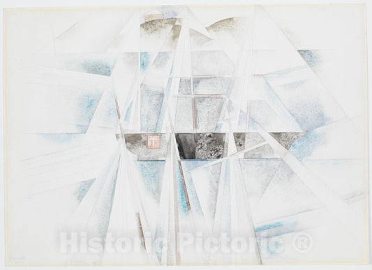 Art Print : Charles Demuth - Bermuda No. 2, The Schooner : Vintage Wall Art