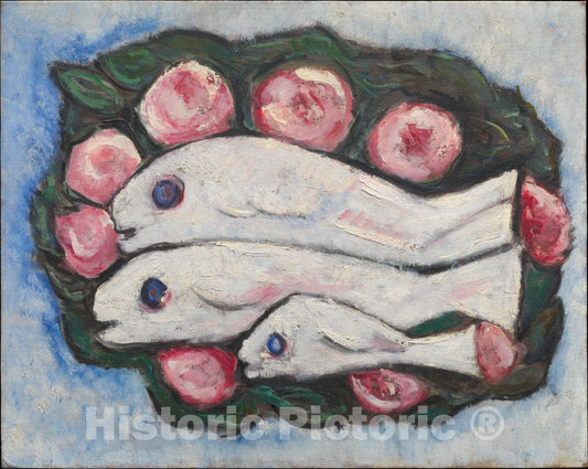 Art Print : Marsden Hartley - Banquet in Silence : Vintage Wall Art