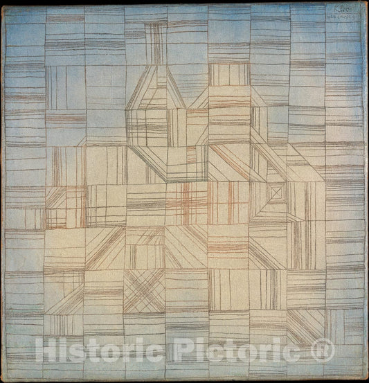Art Print : Paul Klee - Variations (Progressive Motif) : Vintage Wall Art