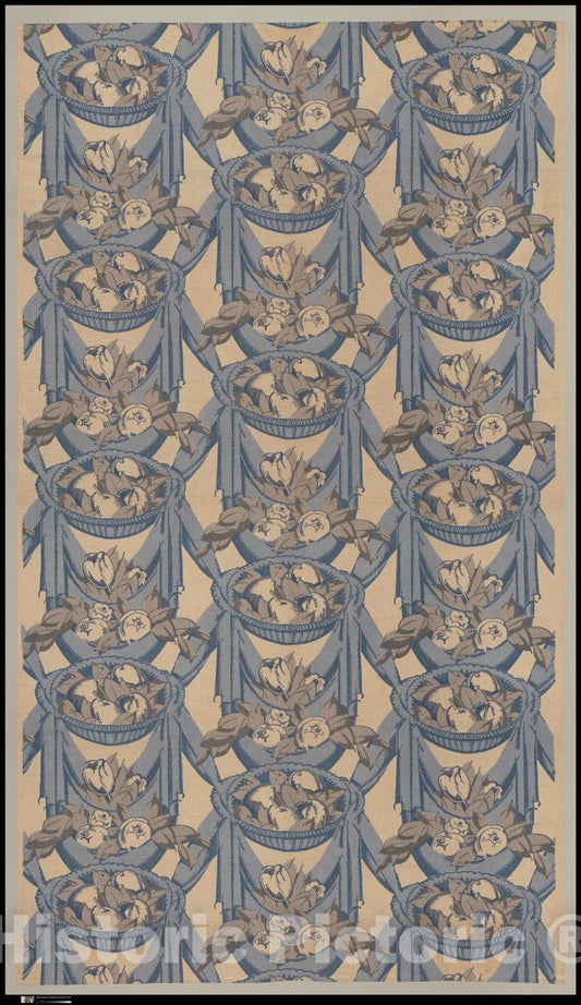 Art Print : André Mare - Draperies Textile : Vintage Wall Art