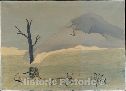 Art Print : Horace Pippin - Holy Mountain IV : Vintage Wall Art