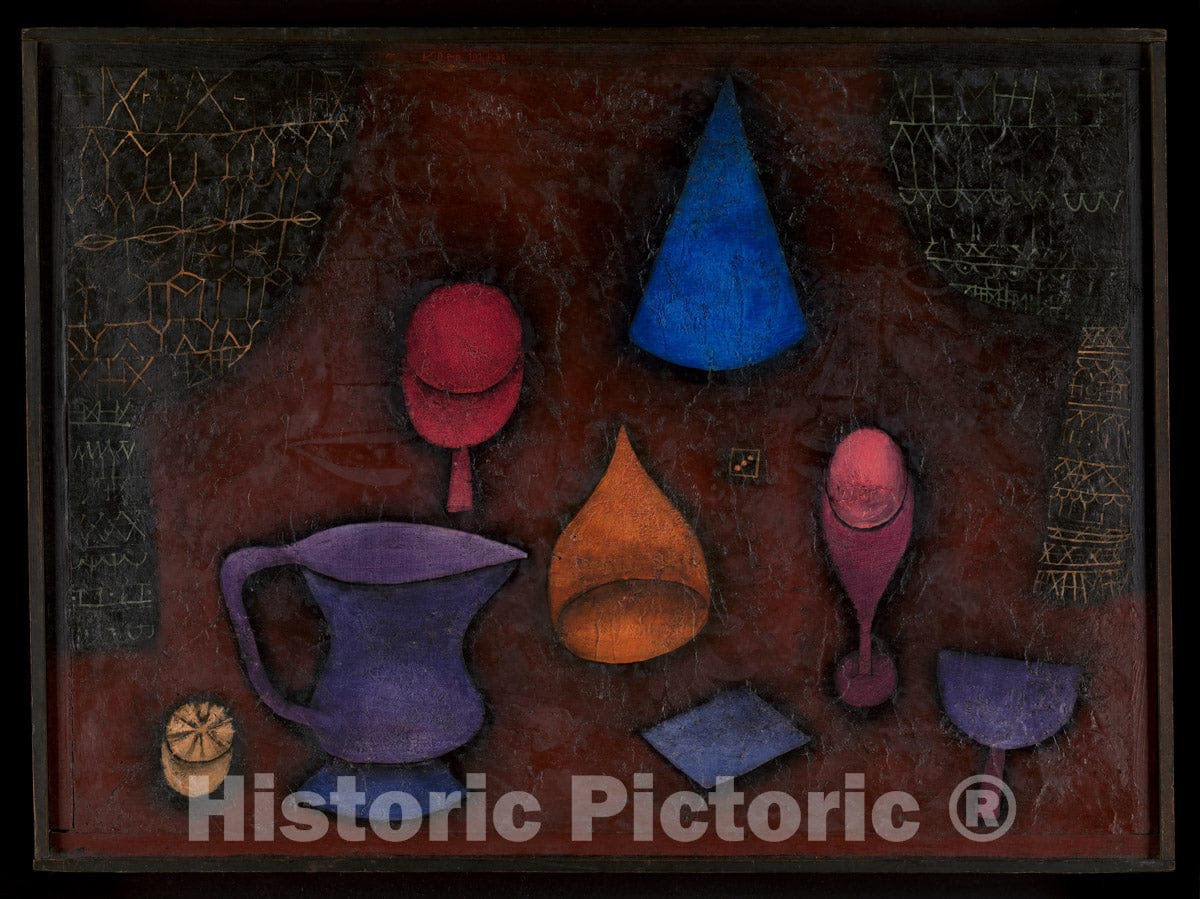 Art Print : Paul Klee - Still Life : Vintage Wall Art