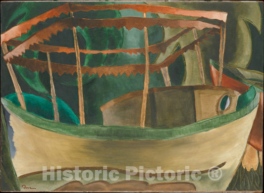 Art Print : Arthur Dove - Fishboat : Vintage Wall Art