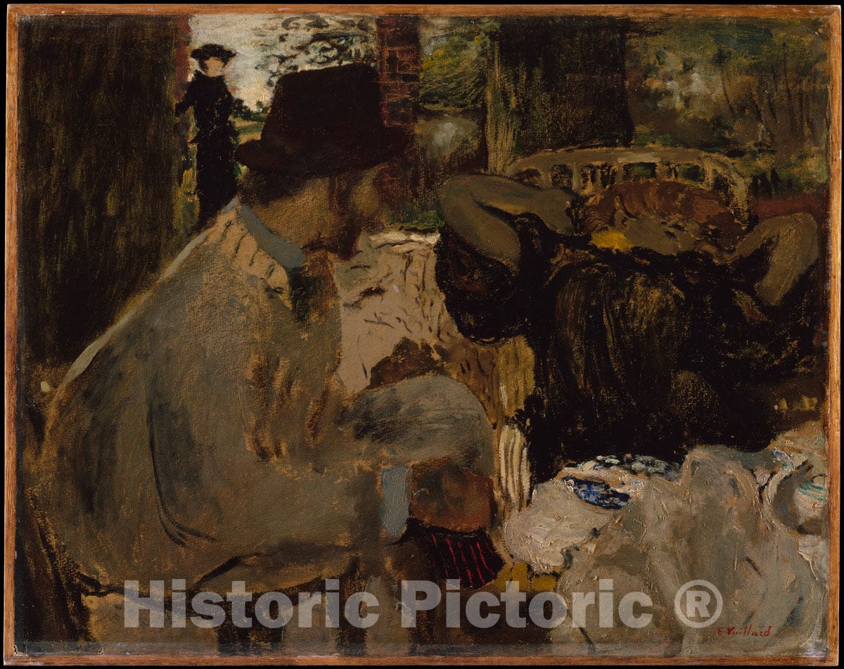 Art Print : Édouard Vuillard - Conversation : Vintage Wall Art