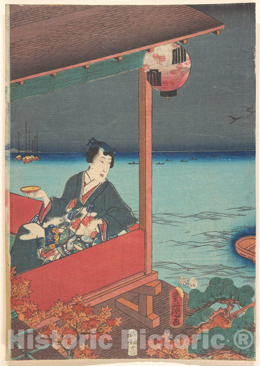 Art Print : Utagawa Kunisada - Print - Japan v.71 : Vintage Wall Art