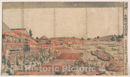 Art Print : Kitao Shigemasa - Landscape