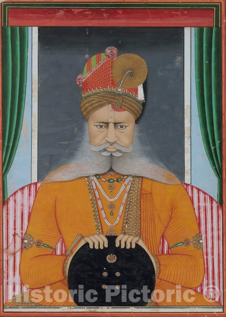 Art Print : Chotu - Maharaja Sardar Singh of Bikaner - India (Rajasthan, Bikaner) : Vintage Wall Art
