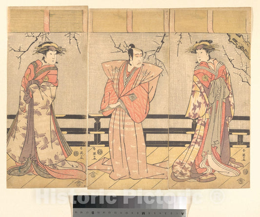 Art Print : Katsukawa Shun'ei - Print - Japan : Vintage Wall Art
