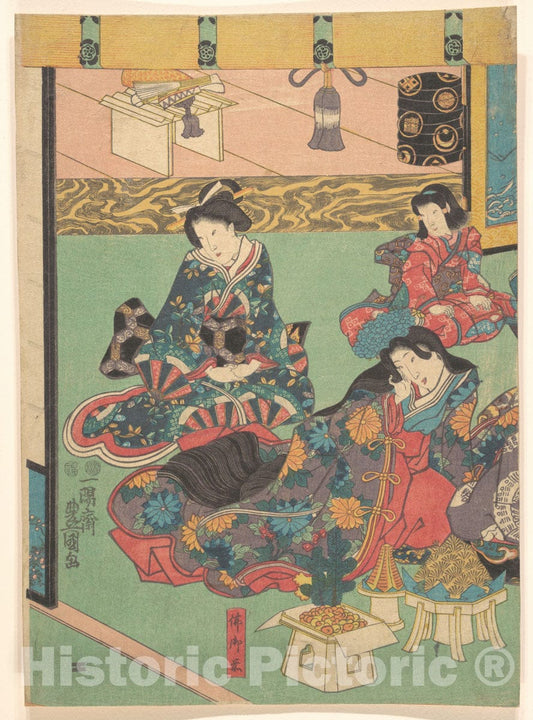 Art Print : Utagawa Kunisada - Print - Japan v.5 : Vintage Wall Art