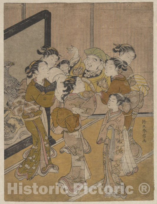Art Print : Suzuki Harunobu - Daikoku D?agé - Japan : Vintage Wall Art