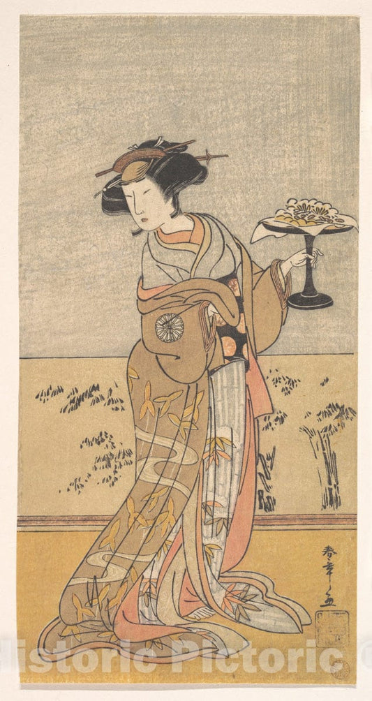 Art Print : Katsukawa Shunsh? - The First Nakamura Tomijuro in The Role of Shigenoi - Japan : Vintage Wall Art