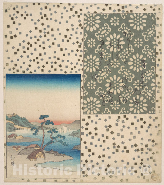 Art Print : Totoya Hokkei - Print - Japan v.4 : Vintage Wall Art