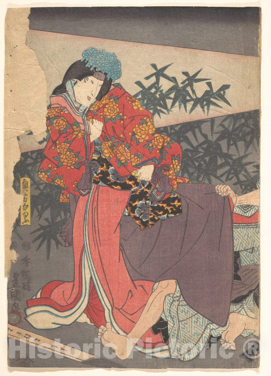 Art Print : Utagawa Kunisada - Print - Japan v.34 : Vintage Wall Art