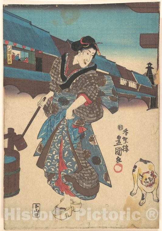 Art Print : Utagawa Kunisada - Print - Japan v.90 : Vintage Wall Art