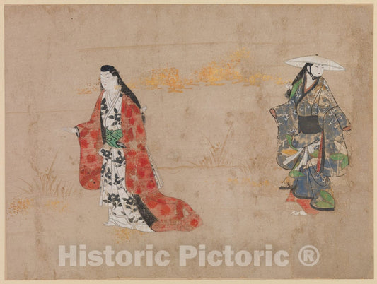 Art Print : Beauties and Young Gallants : Vintage Wall Art
