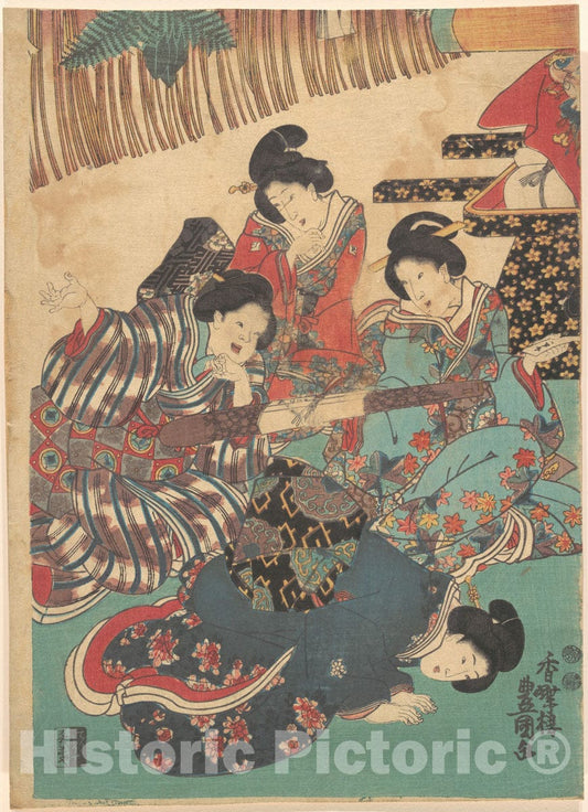 Art Print : Utagawa Kunisada - Print - Japan v.21 : Vintage Wall Art
