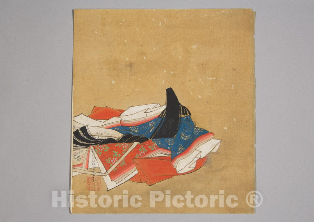 Art Print : Kano Sh?un - Immortal Poet - Japan v.14 : Vintage Wall Art