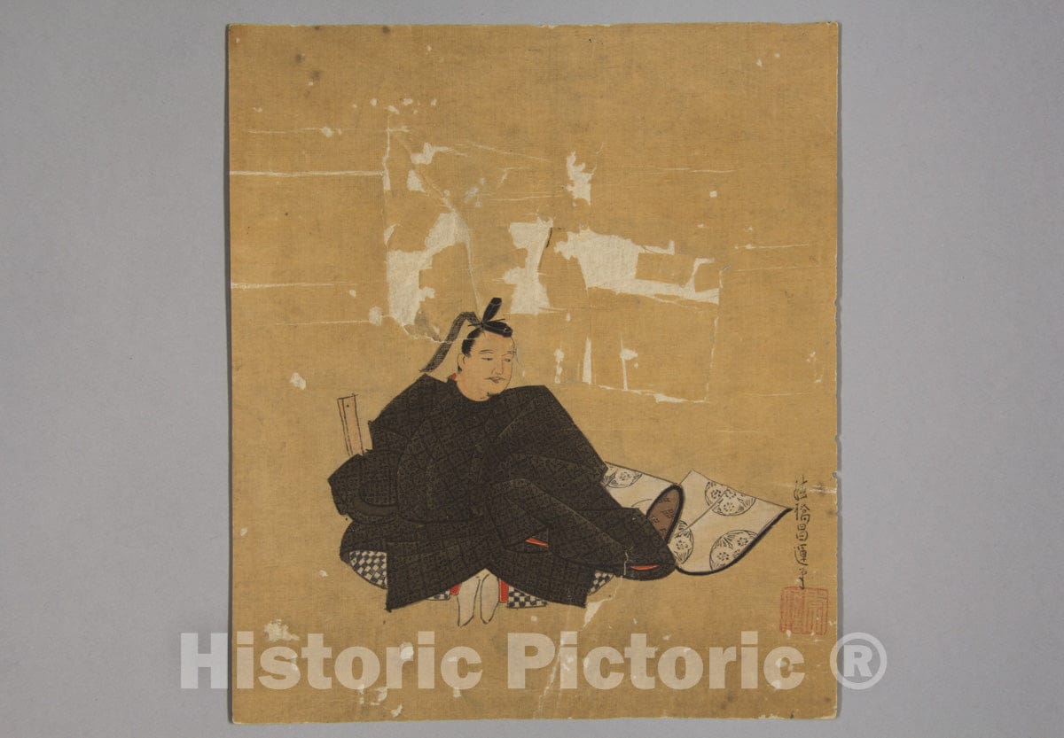 Art Print : Kano Sh?un - Immortal Poet - Japan v.12 : Vintage Wall Art