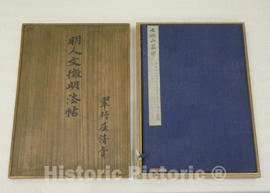 Art Print : Wen Zhengming - Poem on Strolling in The Moonlight - China - Ming Dynasty (1368–1644) : Vintage Wall Art