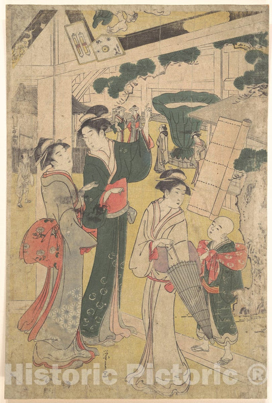 Art Print : Ch?bunsai Eishi - Print - Japan v.1 : Vintage Wall Art