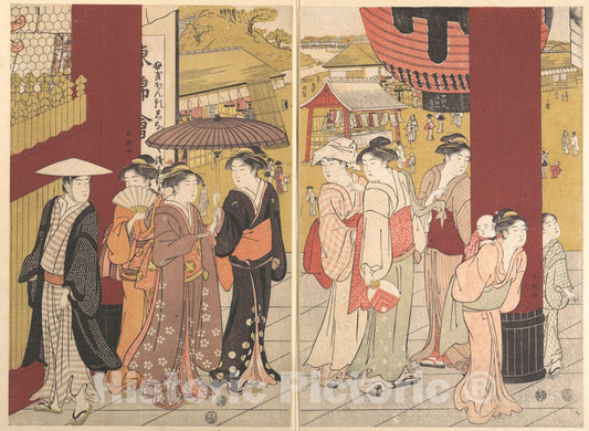 Art Print : Katsukawa Shunch? - Print - Japan : Vintage Wall Art