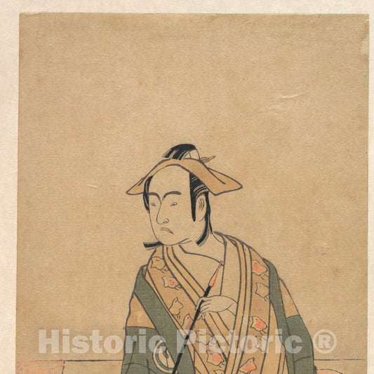 Art Print : Katsukawa Shunsh? - The Third Sawamura Soj?r? in The Role of SOGA no J?r? - Japan : Vintage Wall Art
