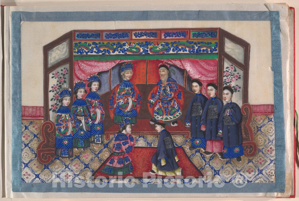 Art Print : Unidentified Artist - Album - China - Qing Dynasty (?) (1644–1911) : Vintage Wall Art