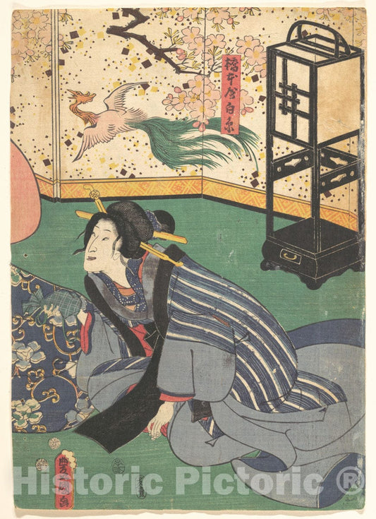 Art Print : Utagawa Kunisada - Print - Japan v.19 : Vintage Wall Art
