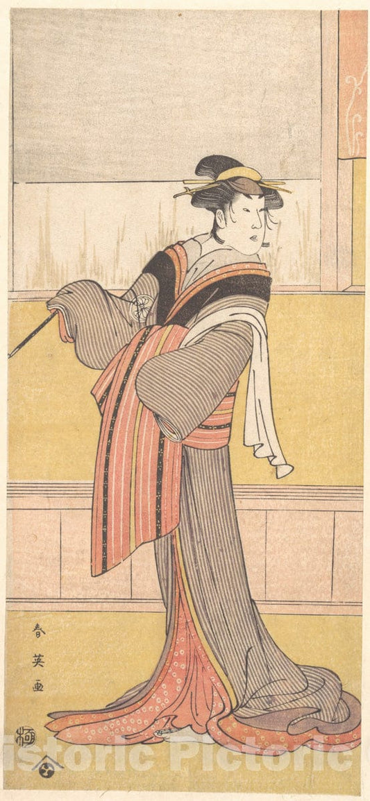 Art Print : Katsukawa Shun'ei - Segawa Kikunojo III - Japan : Vintage Wall Art