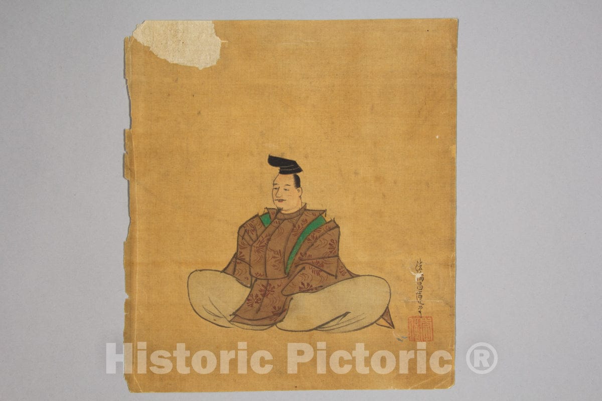 Art Print : Kano Sh?un - Immortal Poet - Japan v.6 : Vintage Wall Art